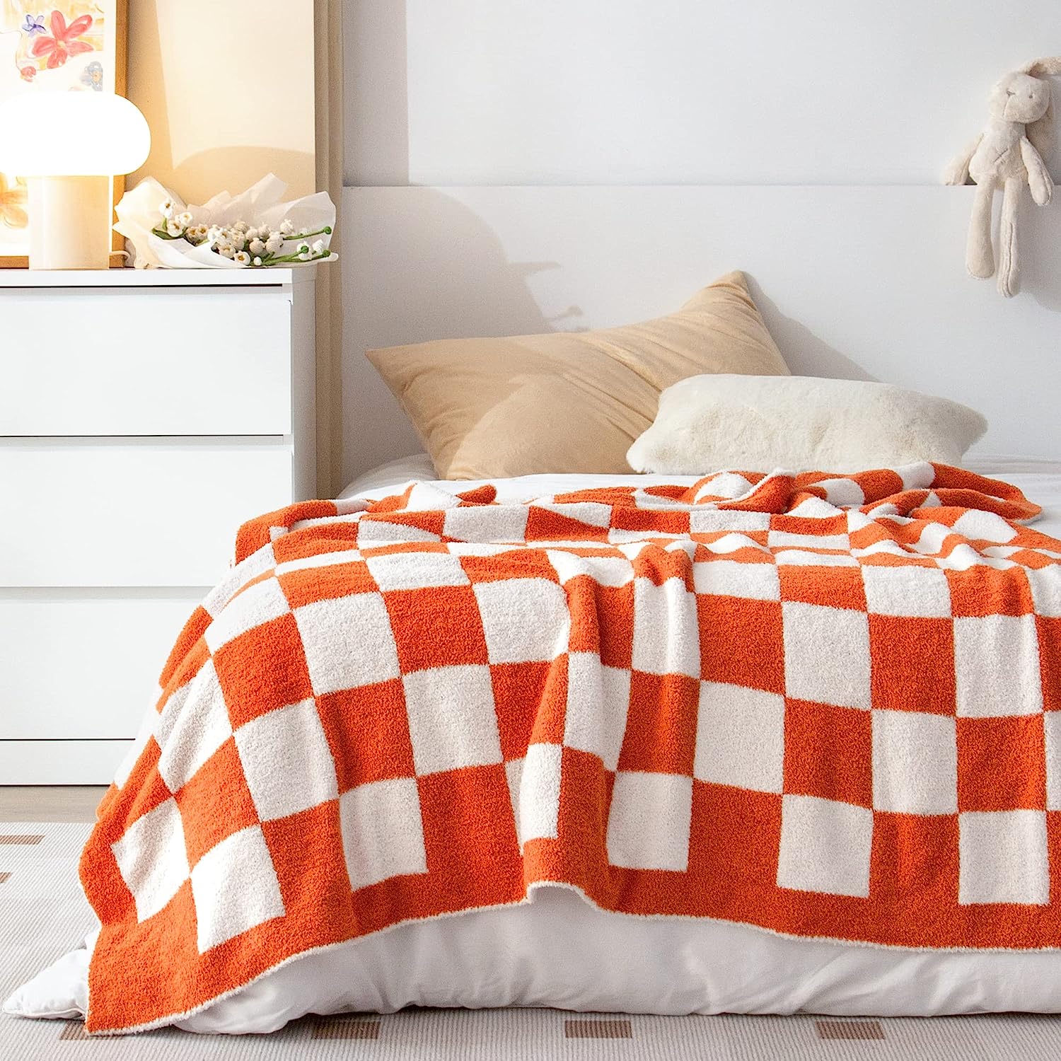 Printed Checkerboard Plush Throw … curated on LTK